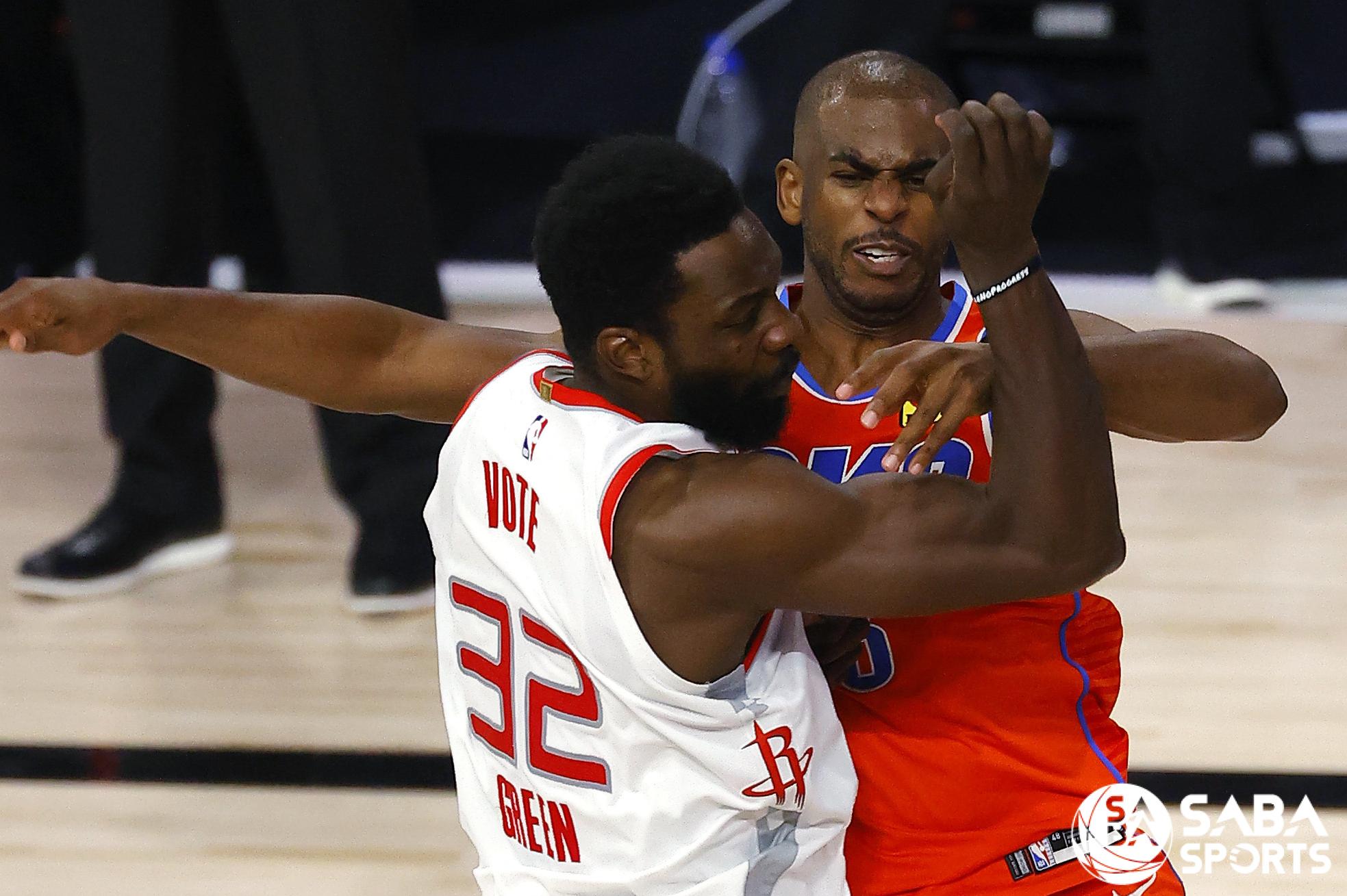 Chris Paul thúc vào chỗ hiểm của McLemore