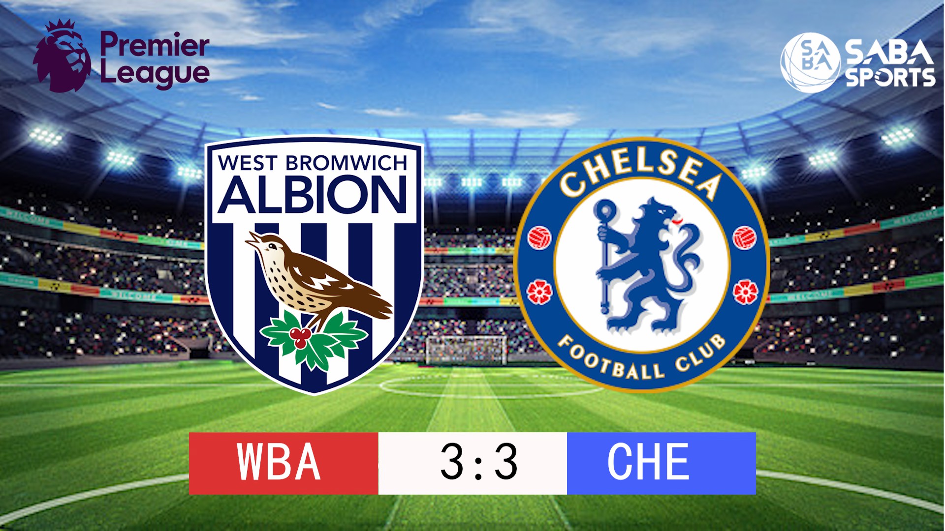 [Ngoại hạng Anh] West Bromwich vs Chelsea