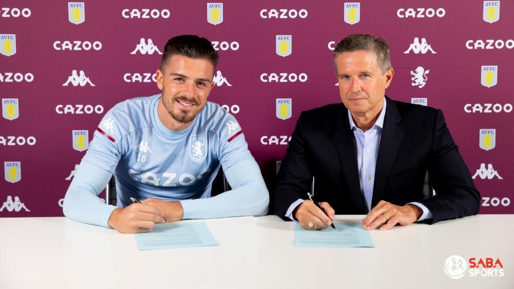 Jack Grealish ký hợp đồng 5 năm với Aston Villa