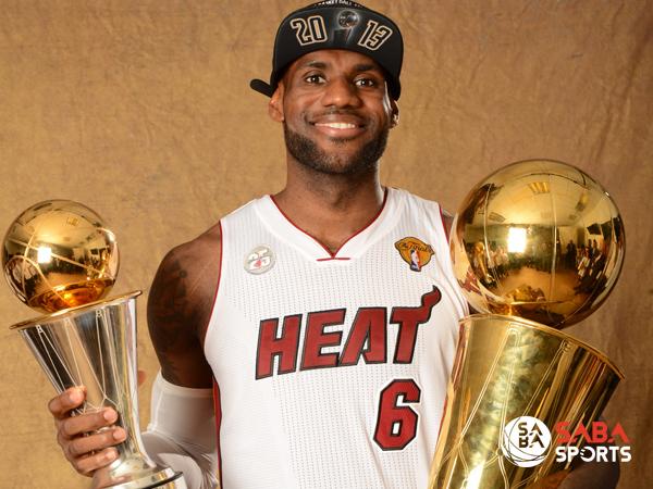 LeBron James góp công không nhỏ giúp Miami Heat có 2 chức vô địch