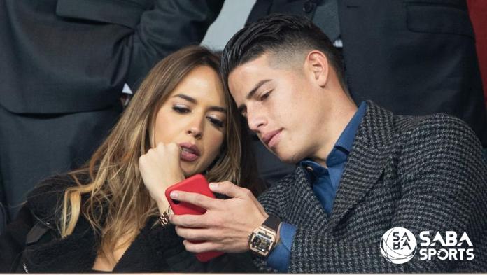 Bạn gái James Rodriguez theo chân người tình tới Anh