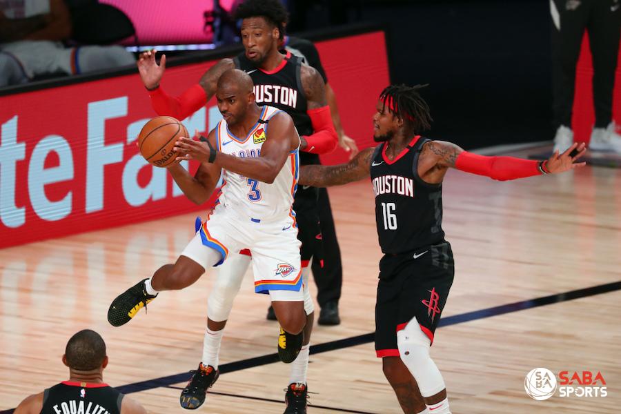 Thunder của Donovan chịu thua sít sao 3-4 trước Rockets ở Playoffs