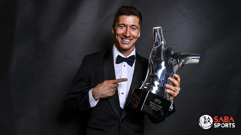 Lewandowski là chủ nhân danh hiệu Cầu thủ xuất sắc nhất châu Âu 2020