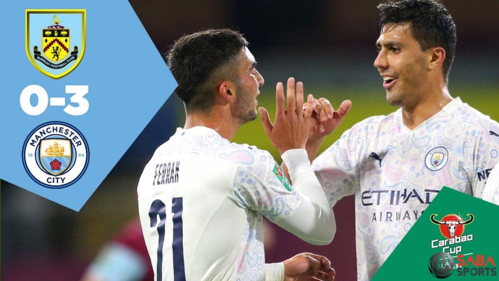 Man City đã xuất sắc vượt qua Burnley với tỷ số 3-0