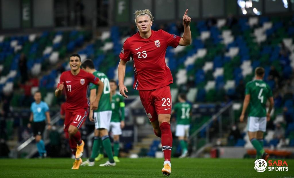 Haaland lập cú đúp giúp Na Uy đánh bại Bắc Ireland 5-1 ở Nations League