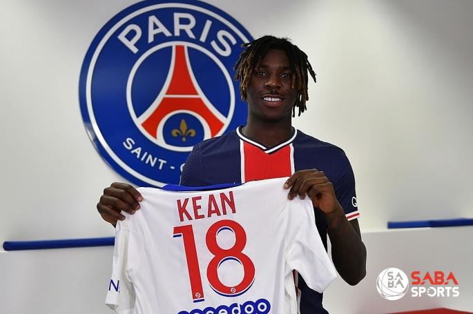 Moise Kean sẽ mặc áo số 18 ở CLB mới