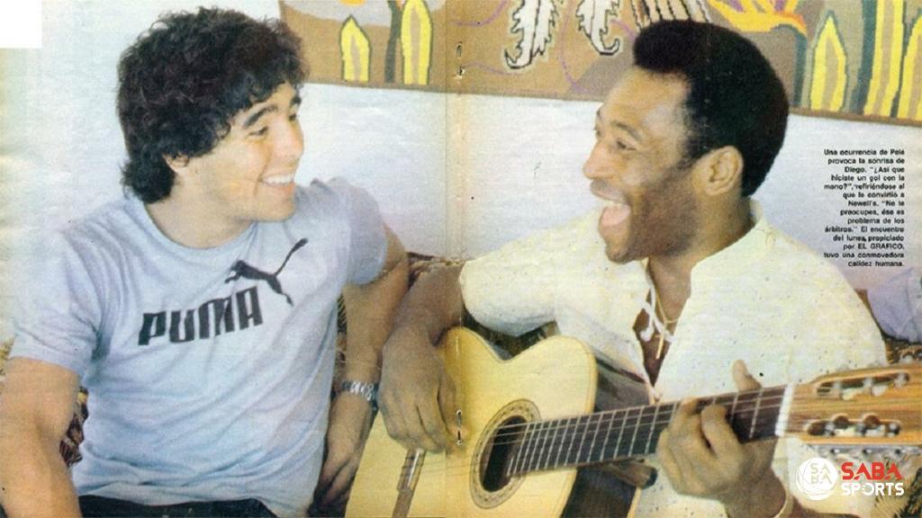 Pele hẹn sẽ chơi bóng cùng Maradona trên thiên đường