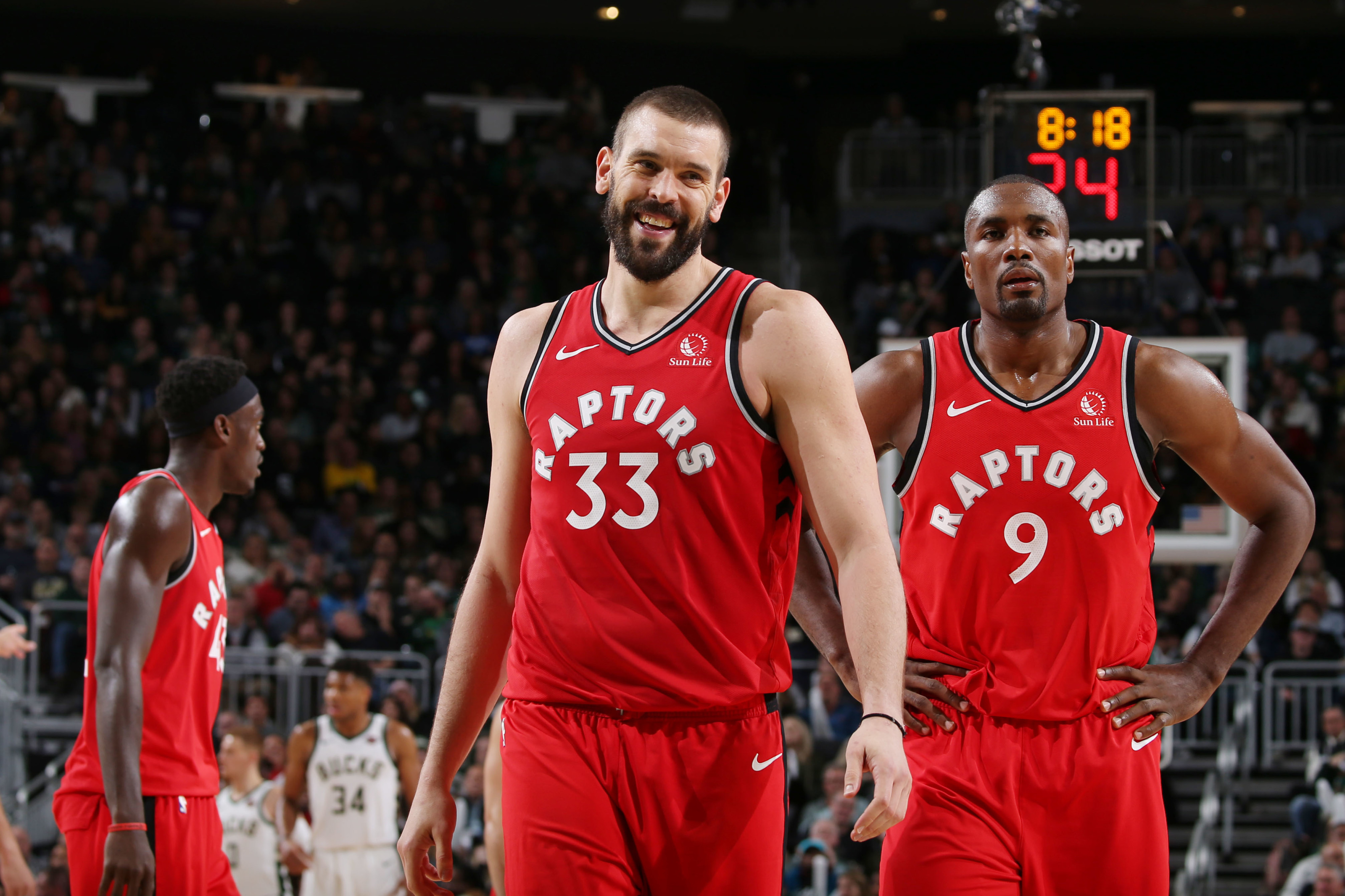 Raptors mất Marc Gasol lẫn Serge Ibaka cùng một lúc