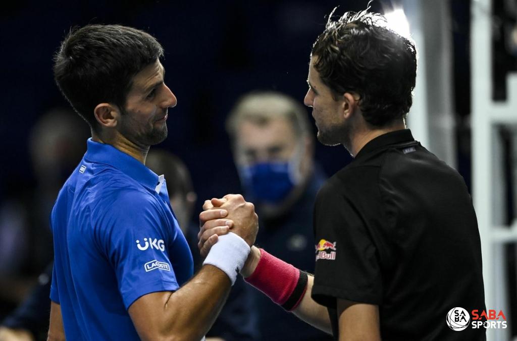 Djokovic bị Thiem loại ở bán kết ATP Finals