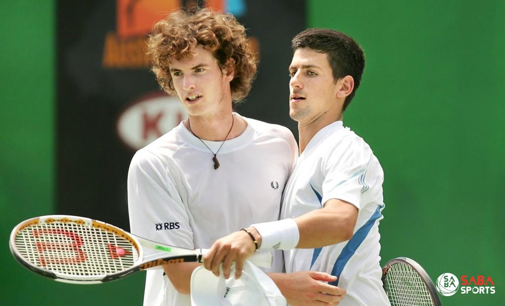 Murray và Djokovic đã là đối thủ của nhau khi còn rất trẻ