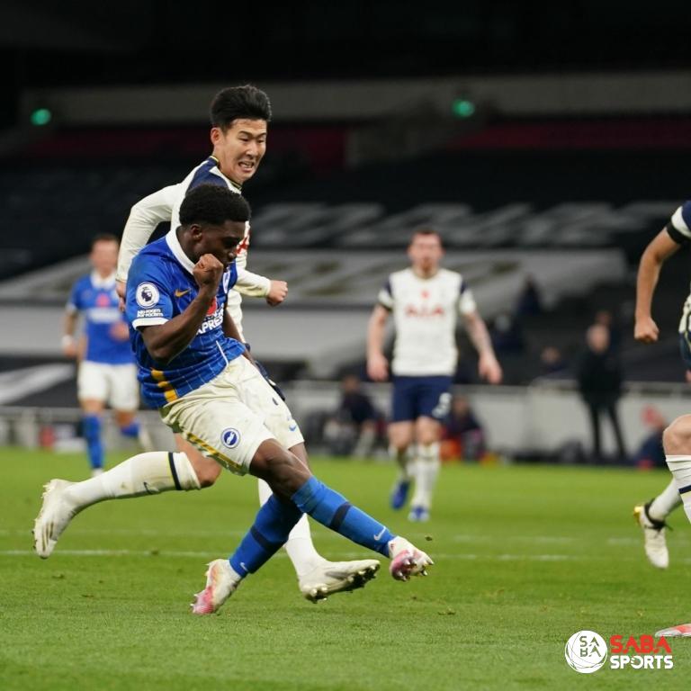 Lamptey lập công trong trận đối đầu giữa Tottenham và Brighton ngày 02/11