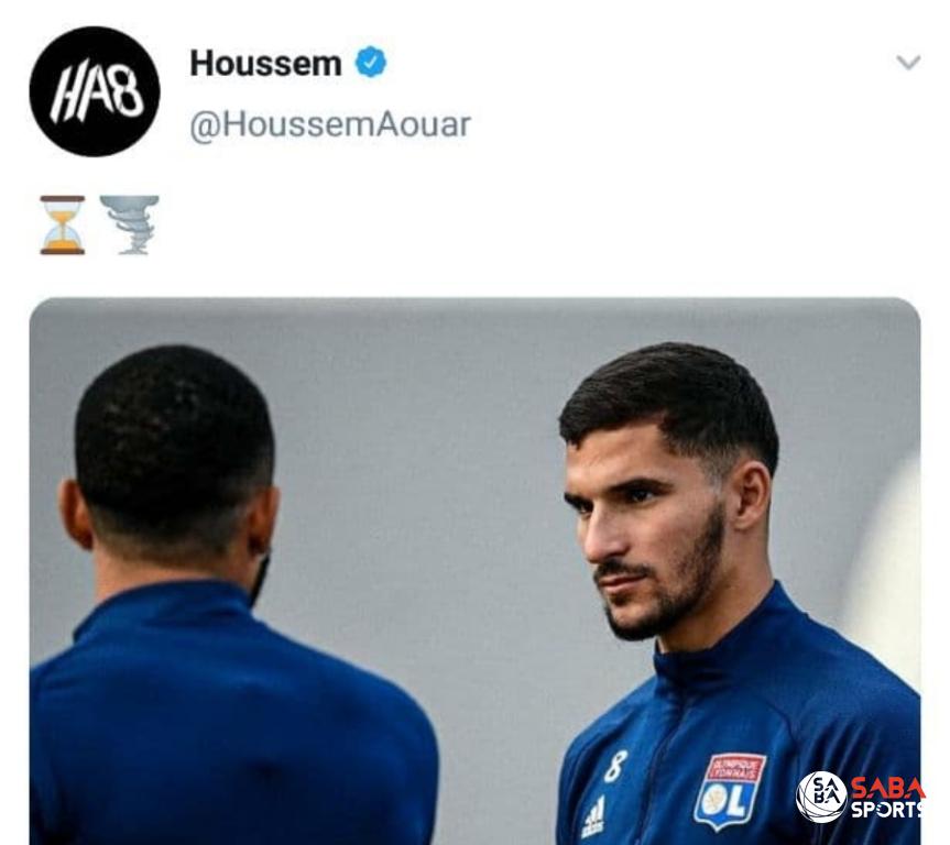 Aouar đăng biểu tượng đồng hồ cát hàm ý cho rằng mọi người hãy kiên nhẫn