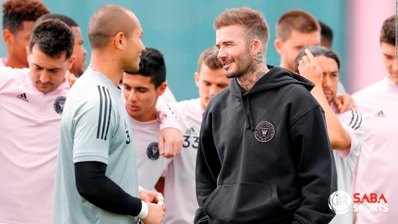 Beckham thường xuyên góp mặt trong các trận đấu của đội bóng