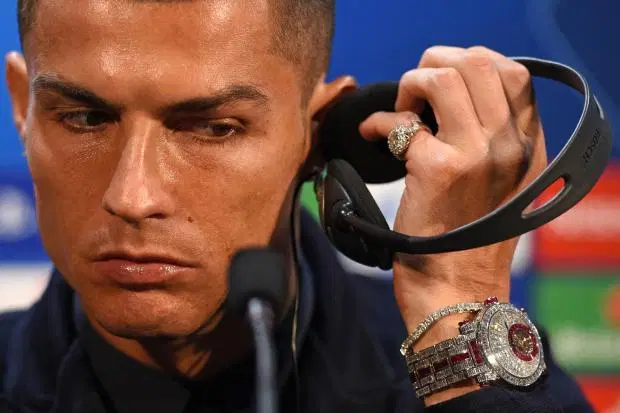 Tuyệt tác của thương hiệu Franck Muller trên tay Ronaldo