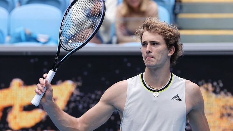 Zverev kịp thời thể hiện bản lĩnh. (Ảnh: Eurosport)