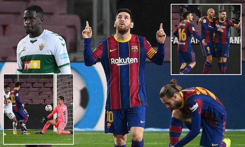 Nhờ Messi cứu giá, Barcelona lại vào top 3 LaLiga