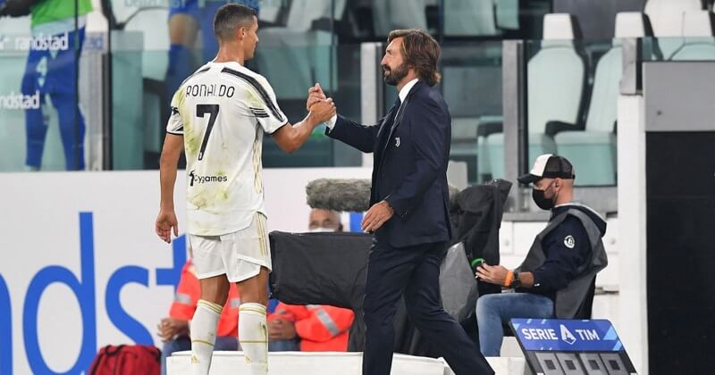 Pirlo muốn giữ lửa cho cậu học trò. (Ảnh: ronaldo.com)