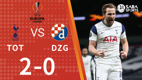 Tottenham vs Dinamo Zagreb - vòng 1/8 Europa League