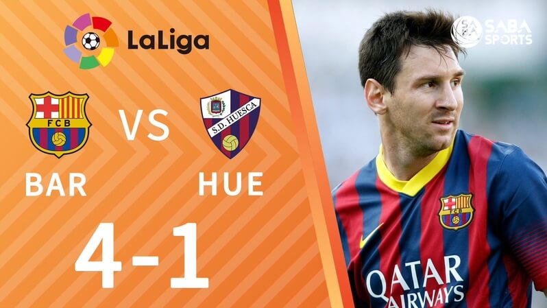 Barcelona vs Huesca - vòng 27 LaLiga