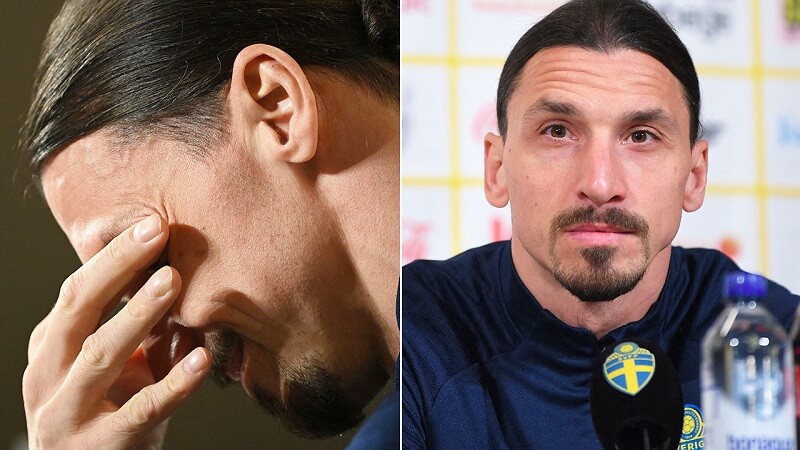 Ibrahimovic bật khóc vì câu hỏi tinh tế