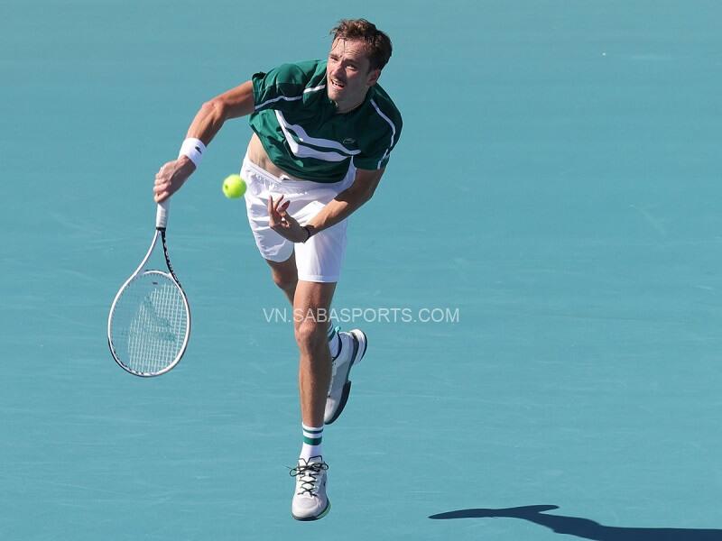 Medvedev có cơ hội kết thúc sớm. (Ảnh: Tennisnet)