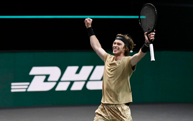 Rublev cho thấy sự trưởng thành vượt bậc. (Ảnh: Essentially Sports)