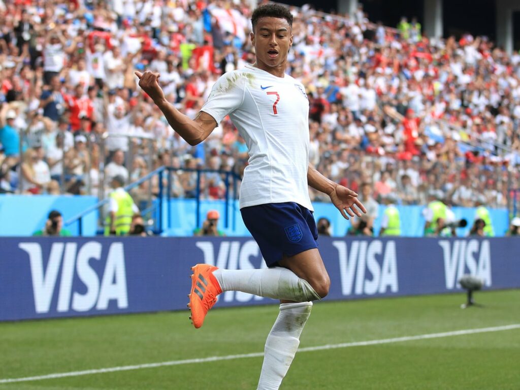 Lingard đã có một màn trình diễn tốt ở World Cup 2018