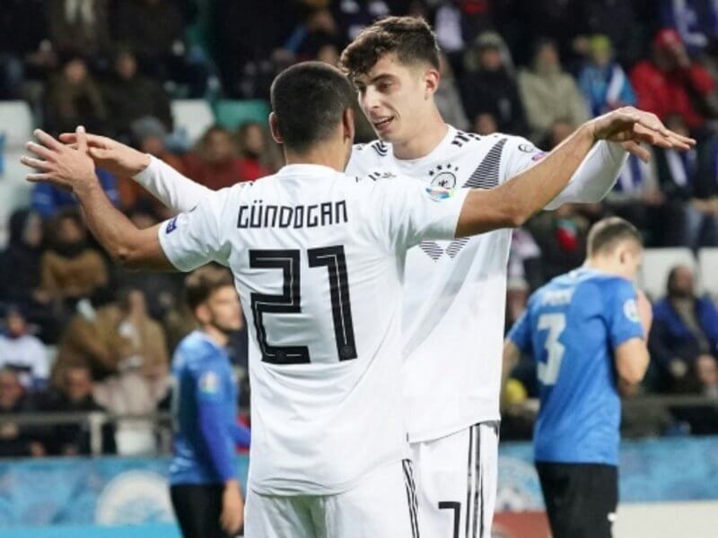 Gundogan và Havertz là 2 trong số những cầu thủ Đức chơi ấn tượng tại CLB