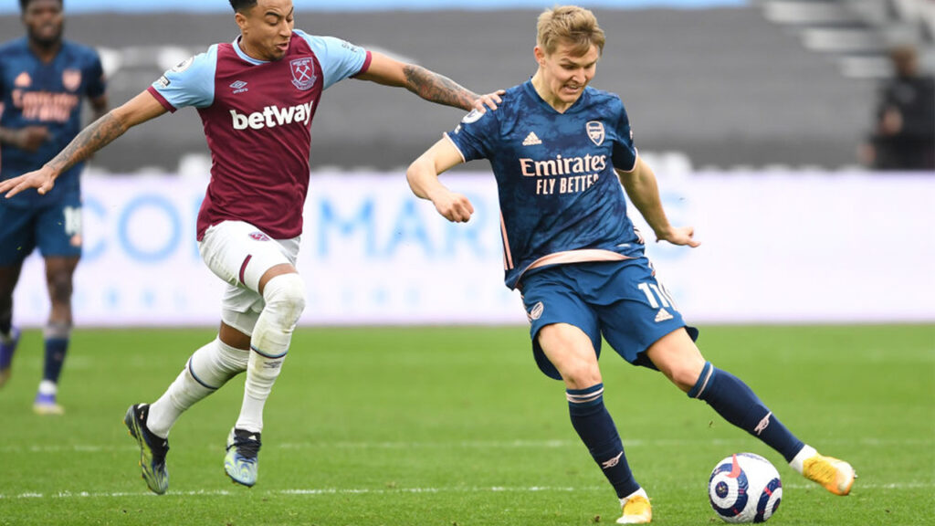 Odegaard đã chơi cực kỳ nổi bật trước West Ham