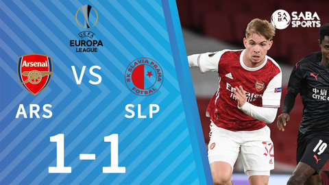 Arsenal vs Slavia Praha - lượt đi Tứ kết cúp Europa League