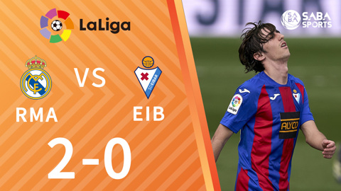 Real Madrid vs Eibar - vòng 29 La Liga