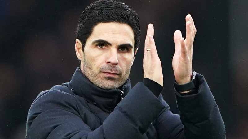 Arteta hẳn rất vui khi giữ được Balogun. (Ảnh: Sky Sports)