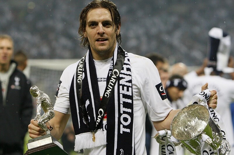 Woodgate chính là thành viên trong đội hình Tottenham đăng quang Cúp Liên đoàn 2008. (Ảnh: Getty)