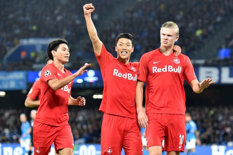 RB Salzburg lúc đó có nhiều tài năng trẻ như Haaland, Minamino, Hwang Hee-chan