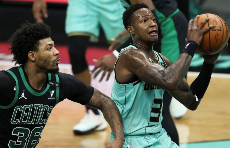 Terry Rozier chơi cực hay giúp Hornets đánh bại Celtics