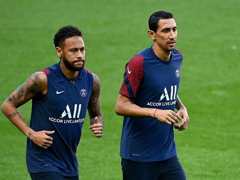 Neymar và Di Maria có mối quan hệ thân thiết với Messi. (Ảnh: OneFootball)