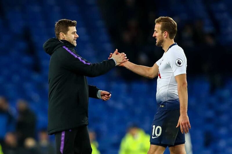 Pochettino muốn khai thác mối quan hệ thân thiết với Kane. (Ảnh: Twitter)