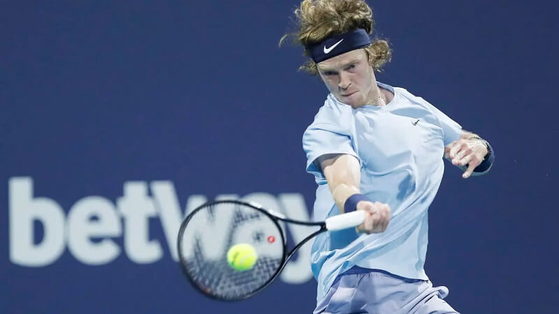 Rublev thể hiện sự cứng cáp. (Ảnh: ATP Tour)