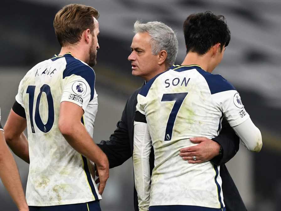 Sau 86 trận cùng Spurs, Mourinho chỉ giành chiến thắng 44 trận (tỉ lệ 51%)