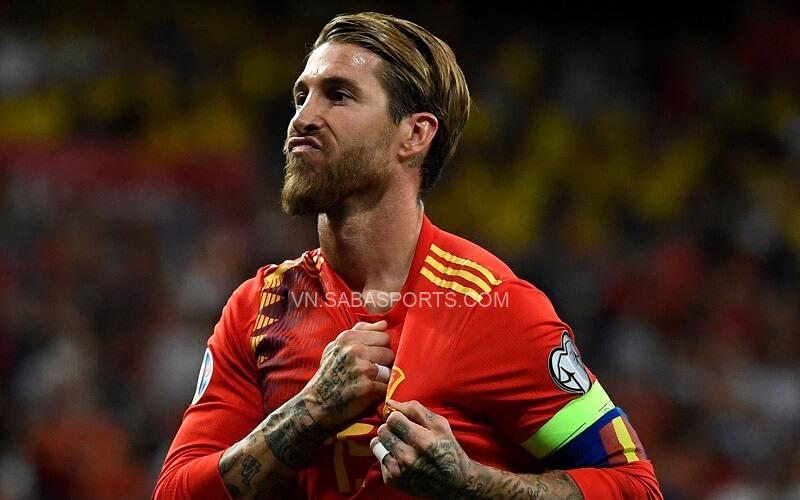 Ramos gửi lời ủng hộ đến đội tuyển. (Ảnh: Getty)