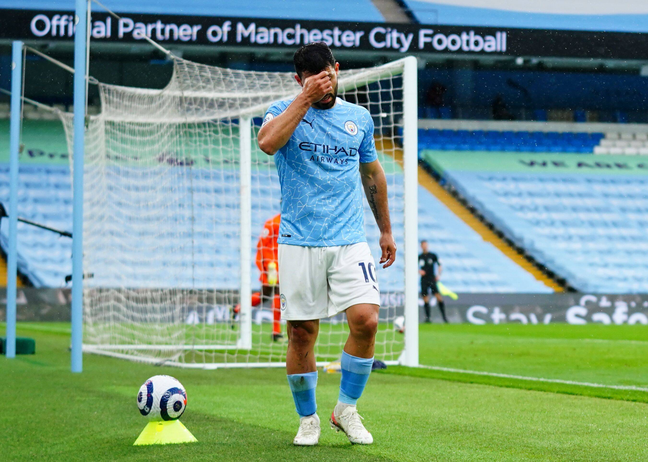 Aguero nguy cơ lớn vắng mặt ở chung kết Champions League