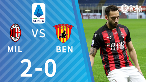 AC Milan vs Benevento - vòng 34 Serie A