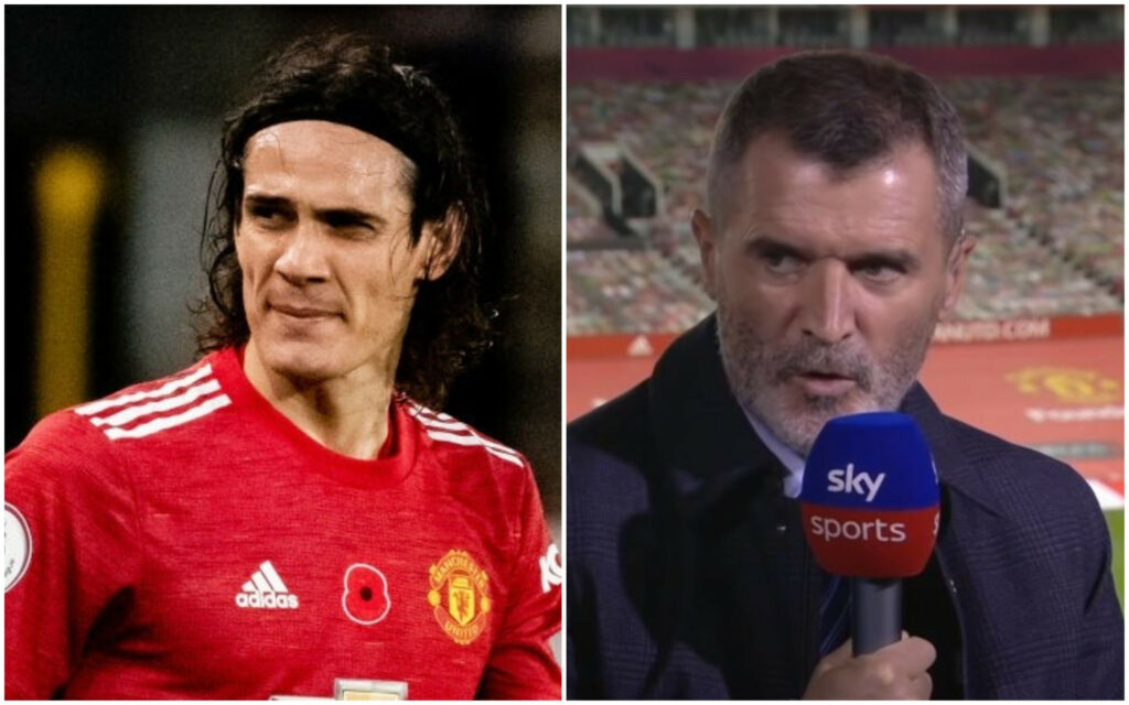 Roy Keane cho rằng MU cần một trung phong trẻ thay vì Cavani