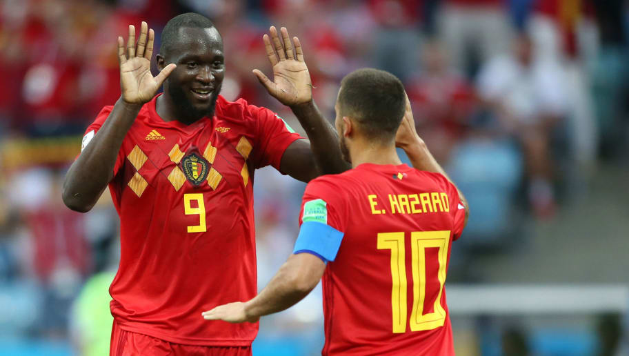 Hazard là đối tác ăn ý của Lukaku tại đội tuyển Bỉ