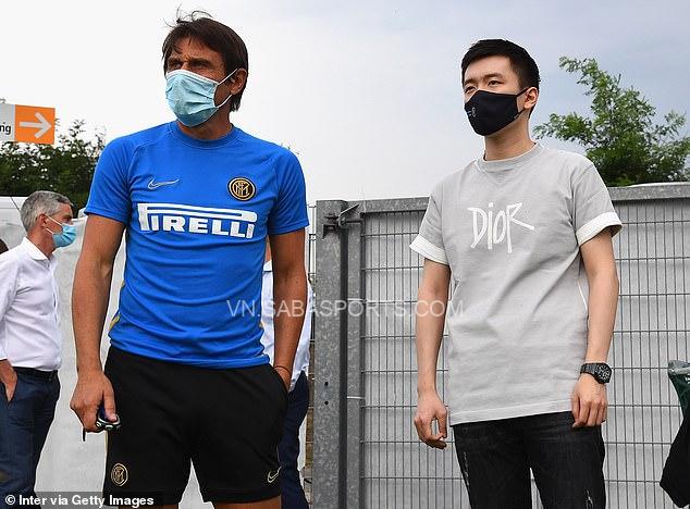 Conte và Steven Zhang đã không còn nhìn là một hướng