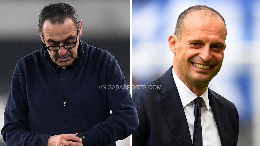 Sarri và Allegri là những ứng viên thay thế Conte