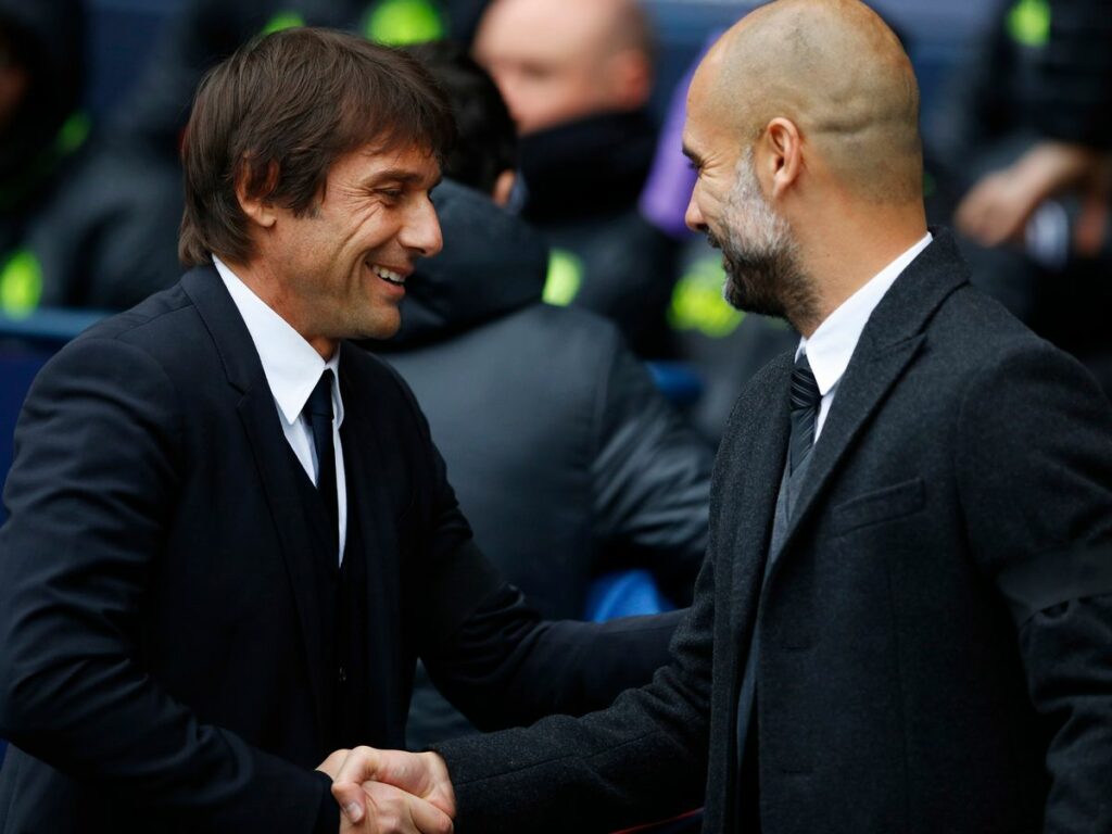 Conte và Pep là hai người dẫn đầu danh sách