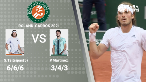 Tsitsipas vs Martinez - vòng 2 Roland Garros