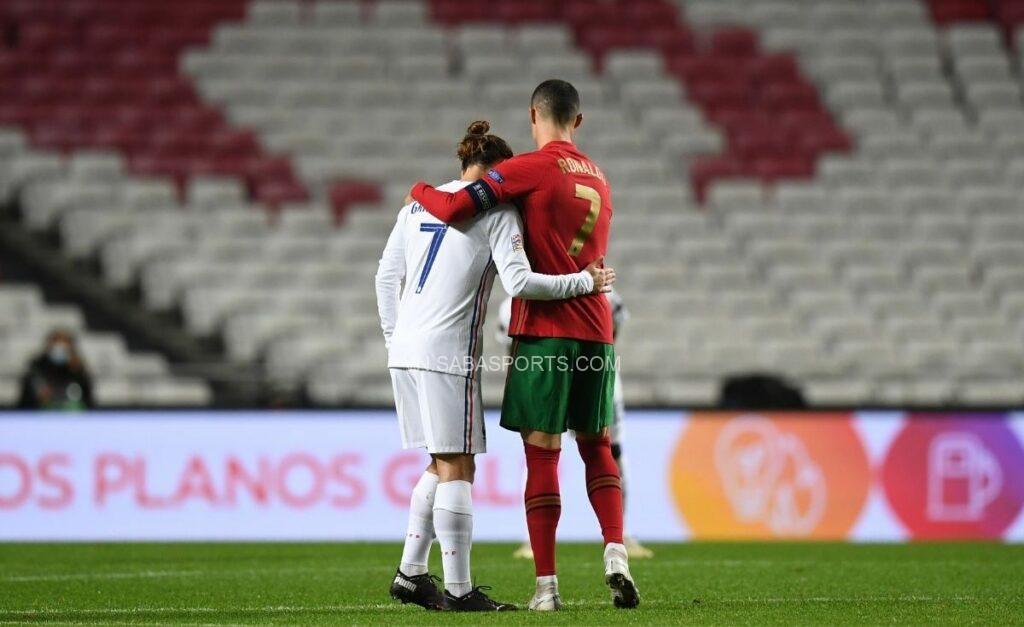 Griezmann và Ronaldo là hai cầu thủ còn thi đấu ghi nhiều bàn nhất tại Euro