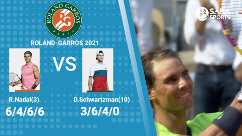 Rafael Nadal vs Diego Schwartzman - Tứ kết Roland Garros